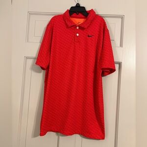 Nike youth large red golf shirt